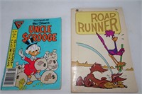 Vintage Uncle Scrooge,Road Runner Comic Books