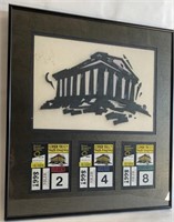 Framed "Lehigh Valley Youth Congress" items -