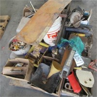 pallet-springs, tools, building materials,