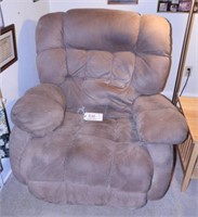 Lot #180 - Overstuffed rocker recliner chair