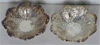 Lot #212 - (2) J.D. & S. hallmarked reticulated