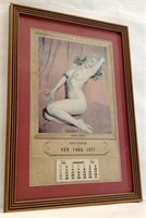 Framed calendar "Golden Dreams" "Marilyn Monroe"