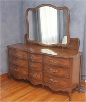 2 pc BRS, dresser (65"w) with mirror and