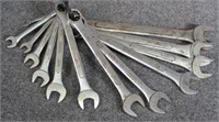 Set (13) Great Neck combination wrenches,