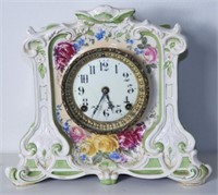 Lot #251 - Antique Ansonia Clock Co. porcelain