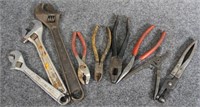 (3) Adjustable wrenches, (6) pliers to include