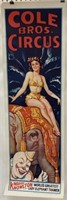 (2) unframed Circus posters 13.5" x 41.5" and