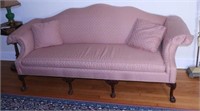 Lot #270 - Cochrane Furniture Co. pink scallop