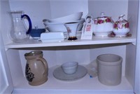Lot #286 - Contents of lower corner cabinet to
