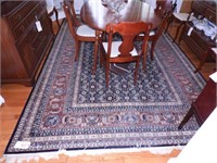 Lot #299 - Machined floral area rug 132” x 94"