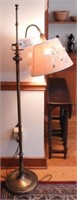 Lot #313 - Contemporary floor lamp with paper