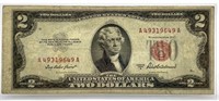 Red Seal Two Dollar Note 1953 Series A