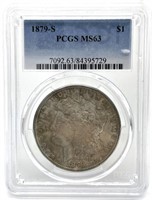 1879-S Morgan Dollar, PCGS Graded