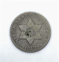 1852 US Three Cent Trime