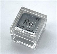 Ruthenium Cube 0.5”