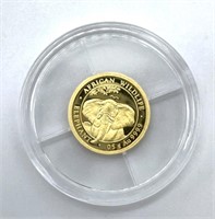 20 Gold Shillings Coin - 2021 Somali Republic