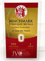 1 Grain .999 Fine Gold - Benchmark Strategic