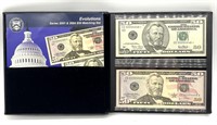 Matching 50 Dollar Note Set - Bureau of Engraving
