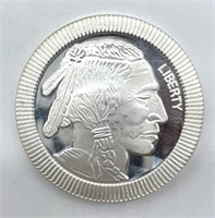 1 Troy Oz. .999 Fine Silver Buffalo Coin