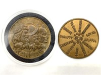 Kansas 1974 Governors Medallion United States
