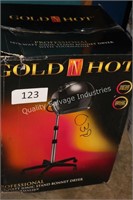 gold & hot stand bonnet dryer
