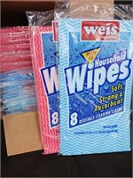 CASE of (24) Weis 8 pack handy wipes 21" x 11.5"