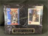 1999 NBA Champions Robinson / Duncan Trading