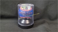 Wrigley Field CUBS Painted Baseball w Case