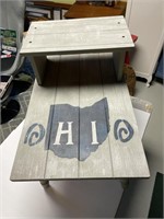 Ohio State Buckeyes Hand Crafted Table