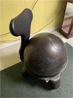 Vintage Black Office Ball Chair