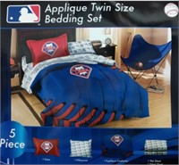 Phillies licensed 5 piece twin bed set