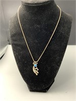 Native American Kokopelli Pendant on Chain