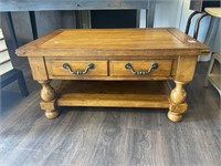One drawer wooden coffee table