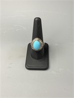 Shube's Sterling Turquoise Ring