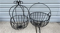 Metal Hanging Baskets 15”