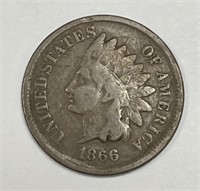 1866 Indian Head Cent Good G