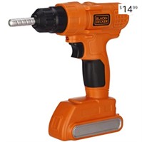 BLACK+DECKER Power Drill Kids Pretend Play Tool