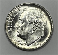 1946-S Roosevelt Silver Dime Uncirculated BU