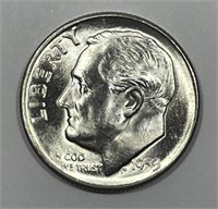 1953-S Roosevelt Silver Dime Uncirculated BU