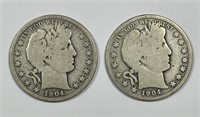 1904 P & O Barber Silver Half Pair