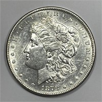1878-S Morgan Silver $1 About Uncirculated CH AU