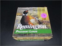 (1) Full Box of (25) Remington 12 Gauge Pheasant