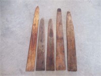 Lot of (5) Wooden Fur Stretchers