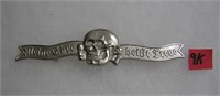 German SS dining jacket skull bar badge  WWII styl