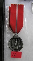German Russian front winter campaign medal and rib
