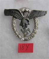 German pilots badge WWII style