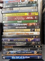 Lot of 20 DVDs - Ted, jarhead, the expensables,