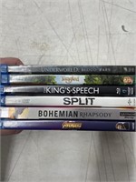 Lot of 6 Blu-ray Disc’s