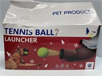 Dog tennis ball launcher
