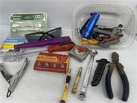 Tools lot- screwdrivers, self drilling washer,